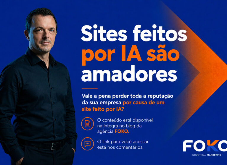 Sites feitos por IA são amadores